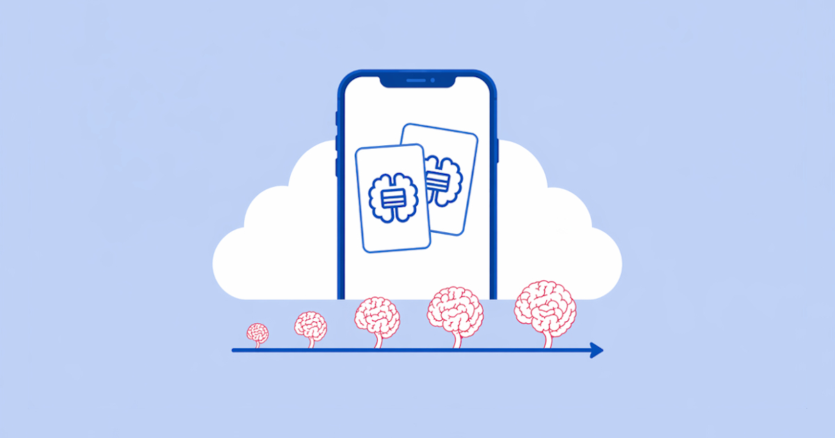Flip-Modus von card2brain: Digitale Lernkarten auf dem Smartphone lernen und den Lernfortschritt Schritt für Schritt steigern.